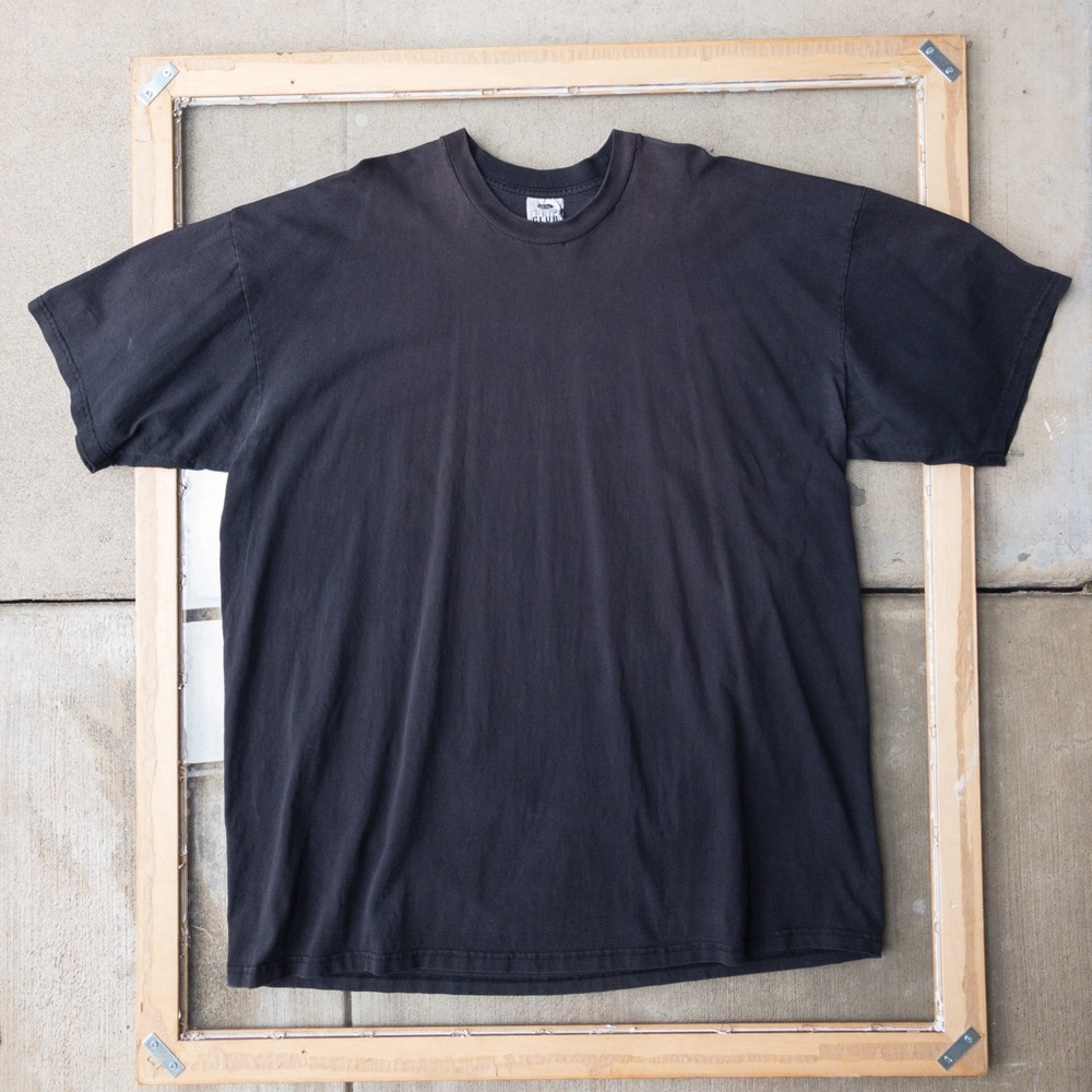 Black Pro Club Heavyweight Crewneck T-Shirt 4XL Tall
